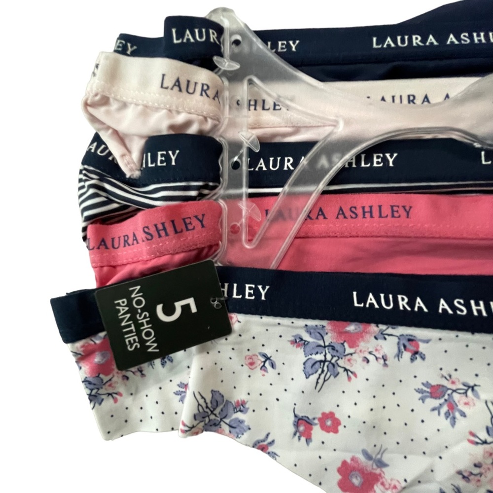 Laura Ashley 5 pack No-show panties Size Large - Picture 10 of 15